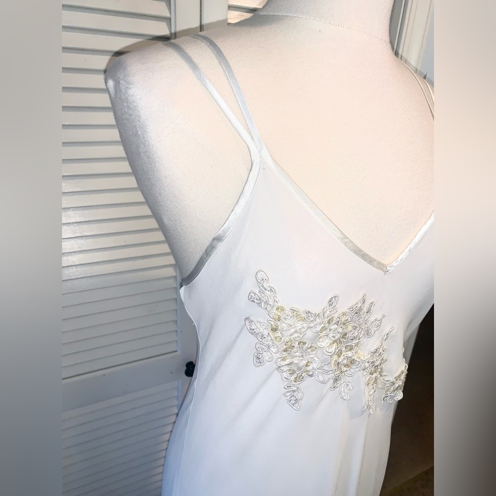 Linea Donnatella nightgown Ivory floral embroidery Large - Picture 7 of 12